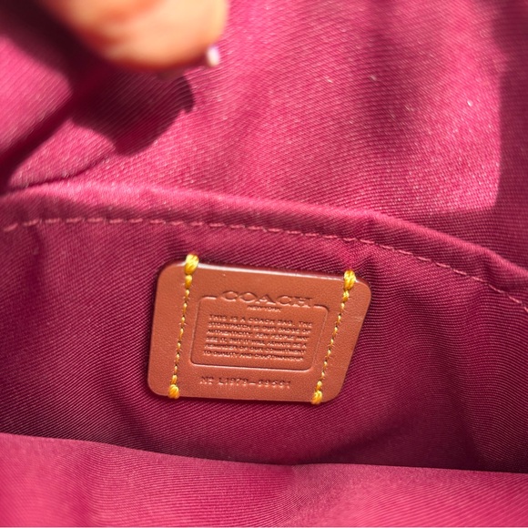 Coach Floral Crossbody Bag - Pink and Brown - Picture 3 of 4